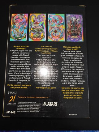 Pinball Fantasies - Atari Jaguar