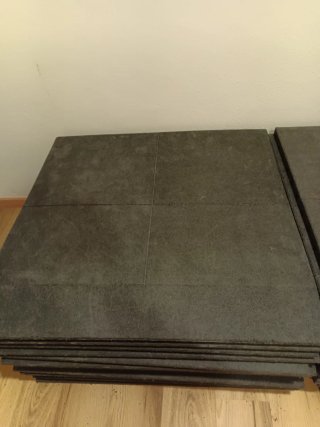 Losetas de Caucho Negro