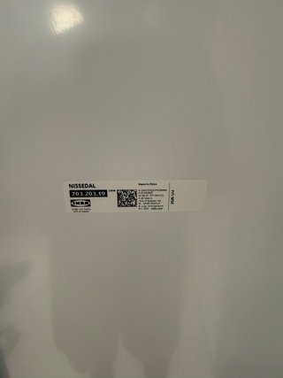 Espejo IKEA NISSEDAL pie cuerpo entero negro