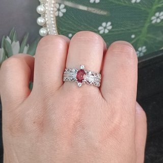 Anillo Granate Natural