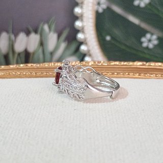 Anillo Granate Natural