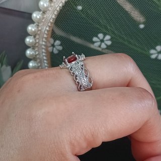 Anillo Granate Natural