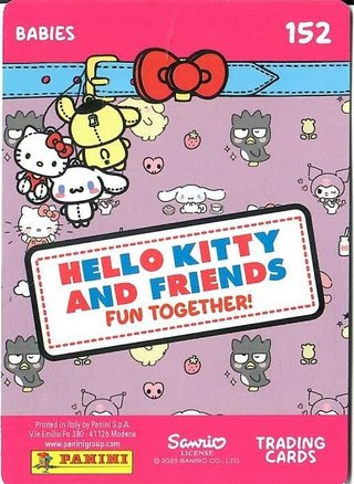 Carta 152 – Hello Kitty and Friends Fun Together!