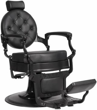 Sillón de Barbería Negro Clásico