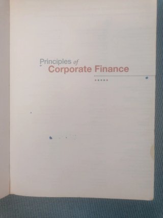 Principles of Corporate Finance