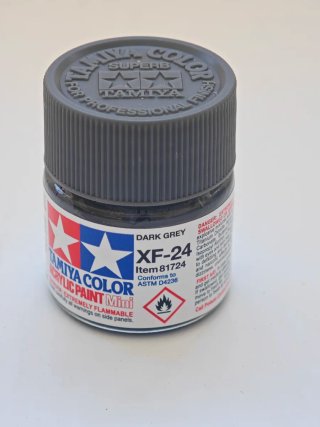 Tamiya XF-24 Dark Grey Acrilico Mini