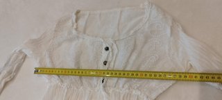 Camisa hippie chic blanca XS Ibiza