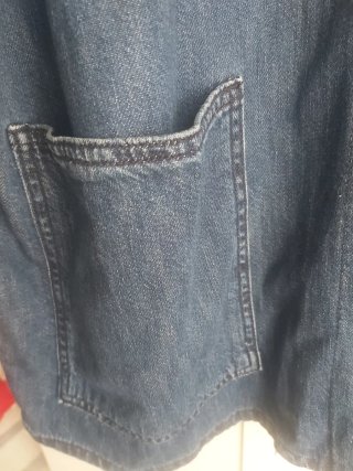 Chaqueta vaquera oversize Zara Talla Única.