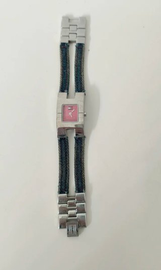 Reloj Tommy Hilfiger Rojo y Plateado