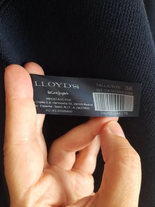 Americana LLOYD'S azul mujer