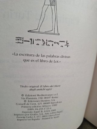 Libro de Los Muertos de Los Antiguos Egipcios