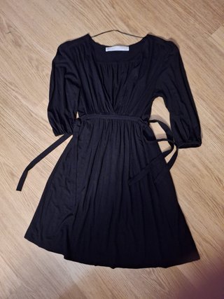 Blusa negra manga 3/4
