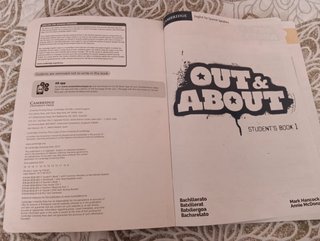 Libro de Inglés 1 de Bachillerato.