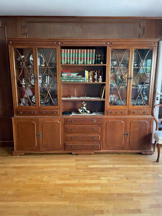 Librería aparador clásica madera maciza