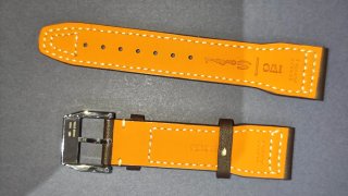 Cinturino IWC in pelle marrone 21mm