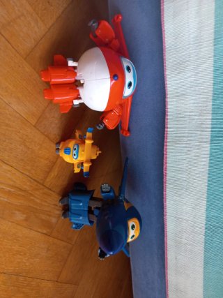 3 Figuras Aviones Juguete