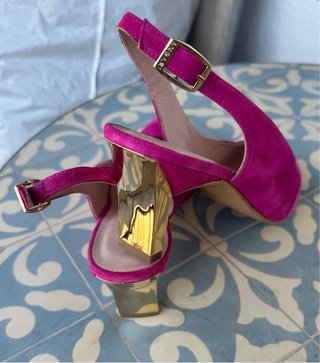 Zapatos Angari ante fucsia talla 38