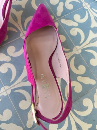 Zapatos Angari ante fucsia talla 38