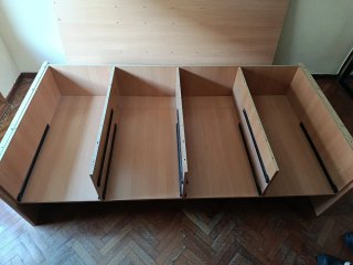 Cama nido con cajones con cama supletoria 90x190
