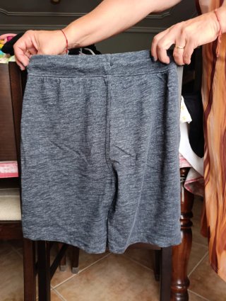 Pantalones cortos niño gris
