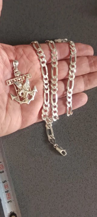 Cadena y Dije Plata Ley 925