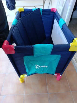 Cuna de viaje Nurse azul