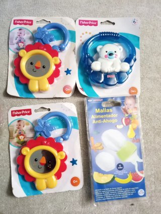 Lote Juguetes Bebé Panda, Oruga, Fisher Price