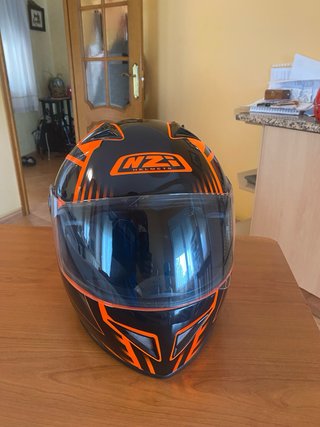 Casco Moto Integral NZI Must II Naranja