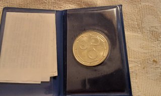 1 ECU Países Bajos 1988 Moneda Conmemorativa