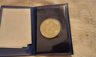1 ECU Países Bajos 1988 Moneda Conmemorativa