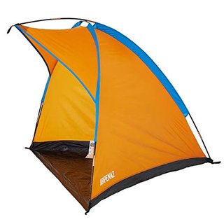 Tienda de campaña paravientos naranja