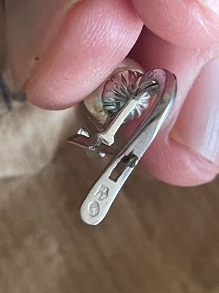 Pendientes Oro Blanco Perlas y Brillantes