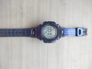 Reloj deportivo infantil azul/morado