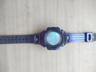 Reloj deportivo infantil azul/morado