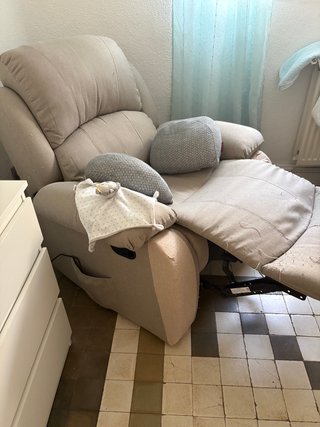 Sillón de lactancia reclinable masaje