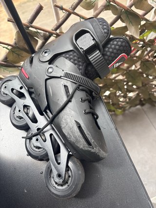 Patines Rollerblade Niños Negro/Rojo