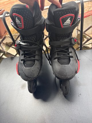 Patines Rollerblade Niños Negro/Rojo