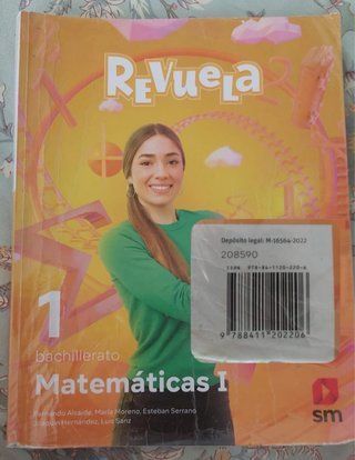 Libro de matemáticas 1 bachillerato