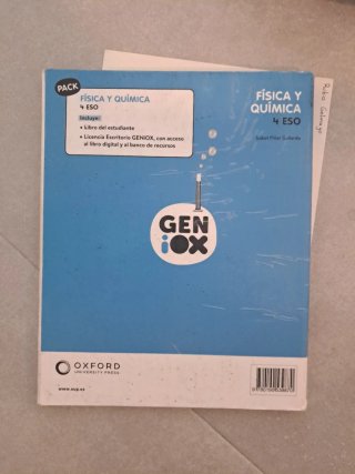 Física y Química 4 ESO con tabla periódica