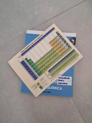 Física y Química 4 ESO con tabla periódica