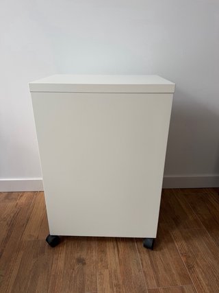 Cajonera blanca con ruedas Ikea Micke