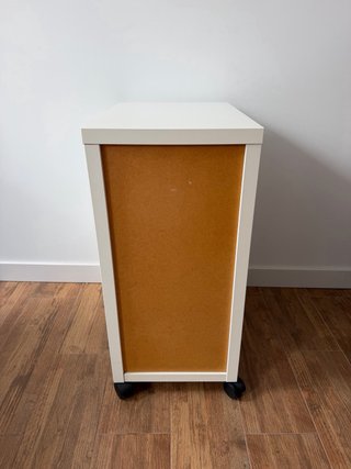 Cajonera blanca con ruedas Ikea Micke