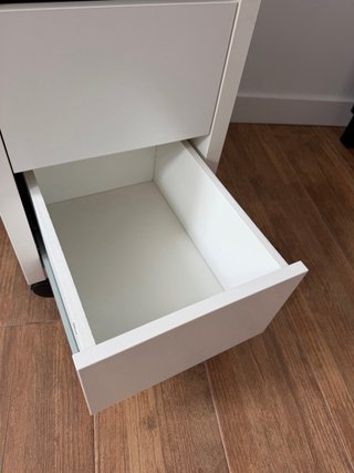 Cajonera blanca con ruedas Ikea Micke