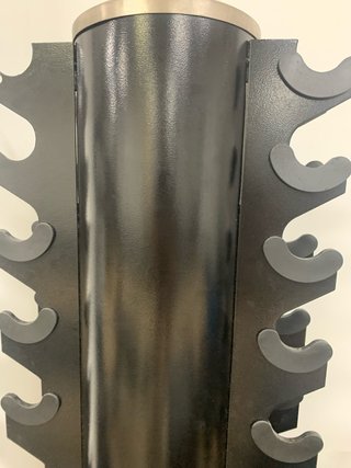 Mancuernas Soporte Vertical Negro