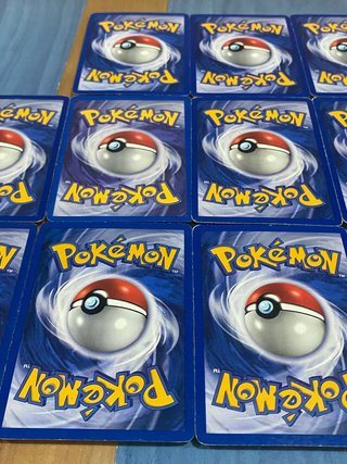 17 cartas pokémon TEAM ROCKET inglés SIN REPETIR