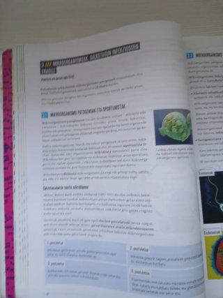Biologia, Geologia eta Ingurumen Zientziak, Bat...