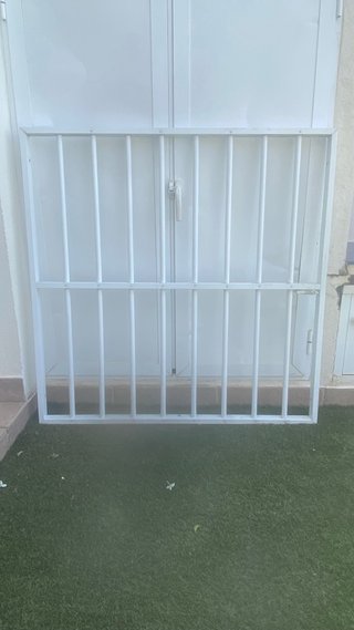 2 Rejas de aluminio blanco para ventana