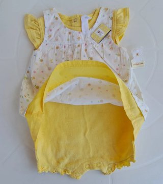 Vestido niña con body estampado floral