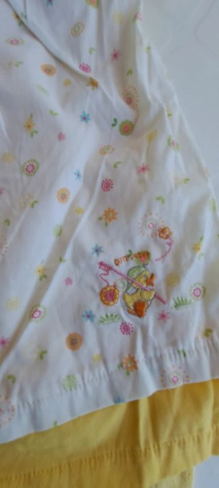 Vestido niña con body estampado floral