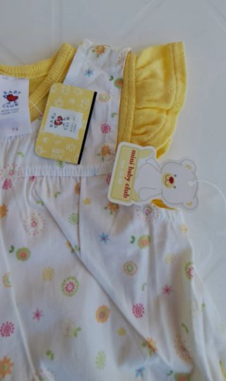 Vestido niña con body estampado floral